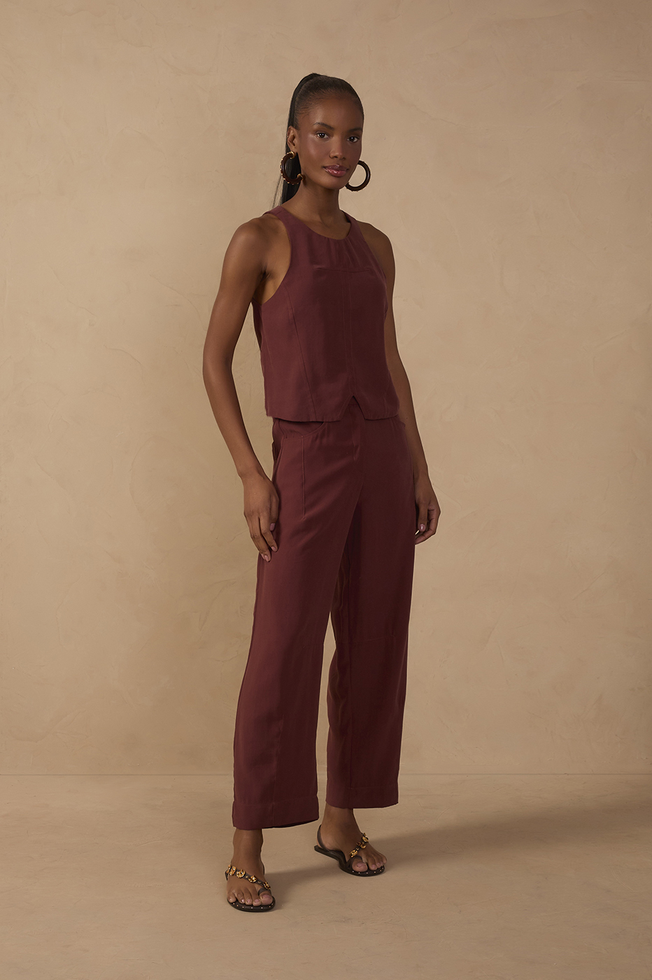 Seamed Straight-Fit Pants_1