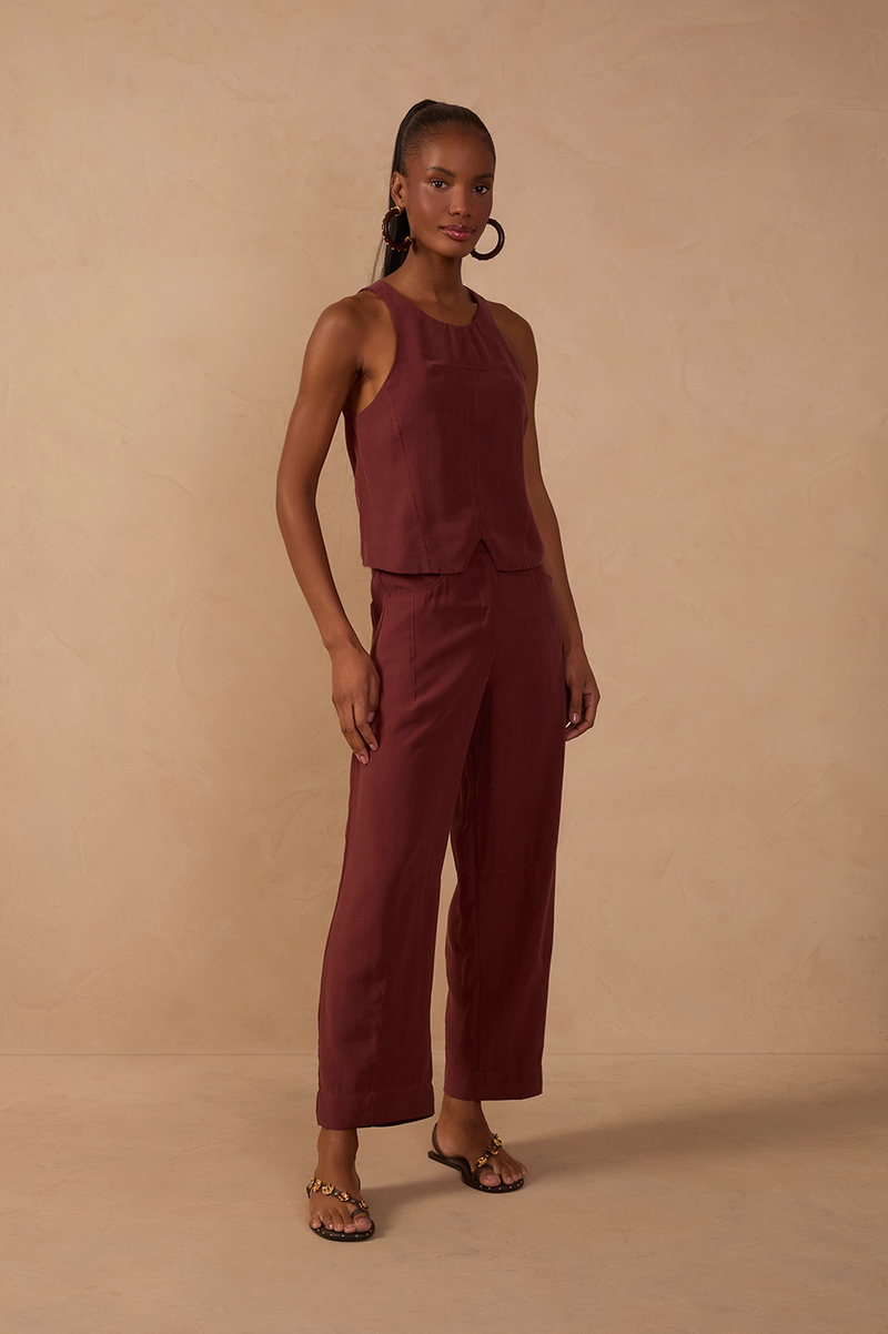 Seamed Straight-Fit Pants_1