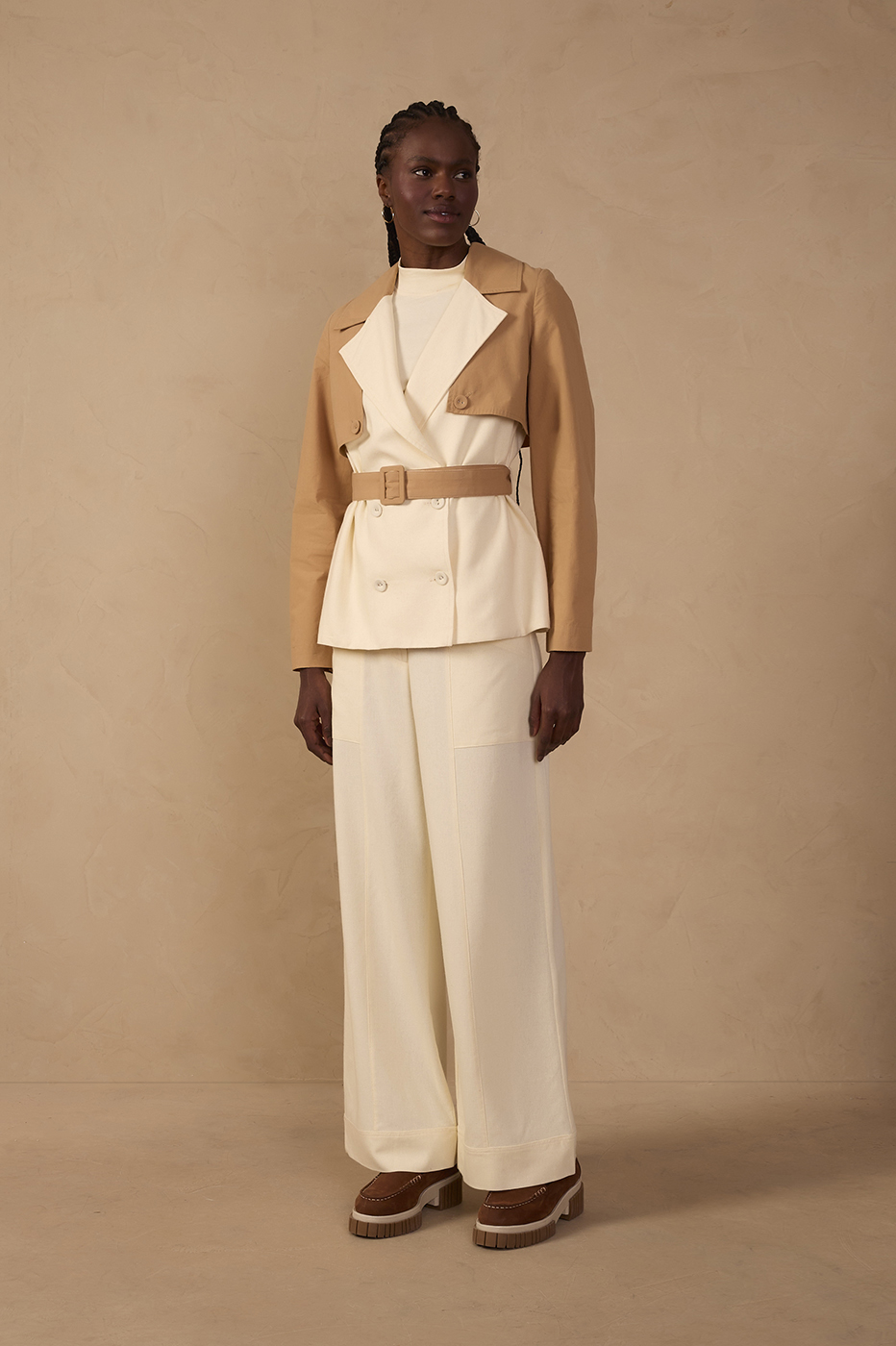 Waist-Detail Straight-Fit Pants_1