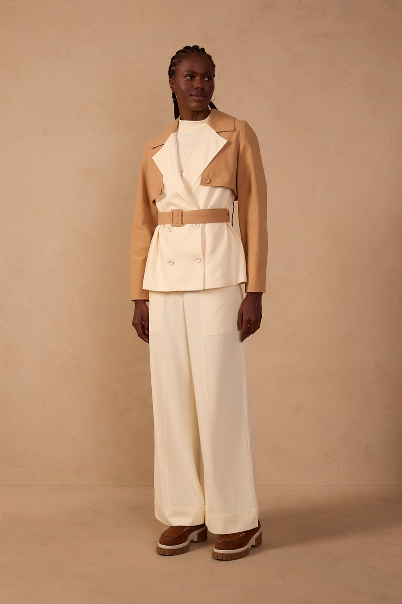 Waist-Detail Straight-Fit Pants_1