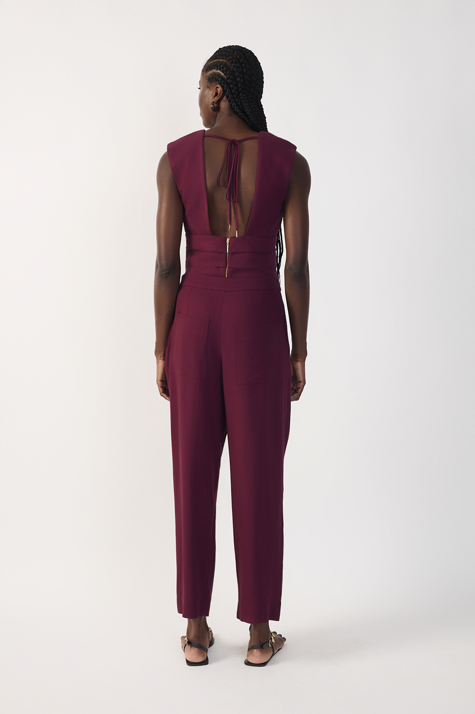 Pleated Tapered Pants_6