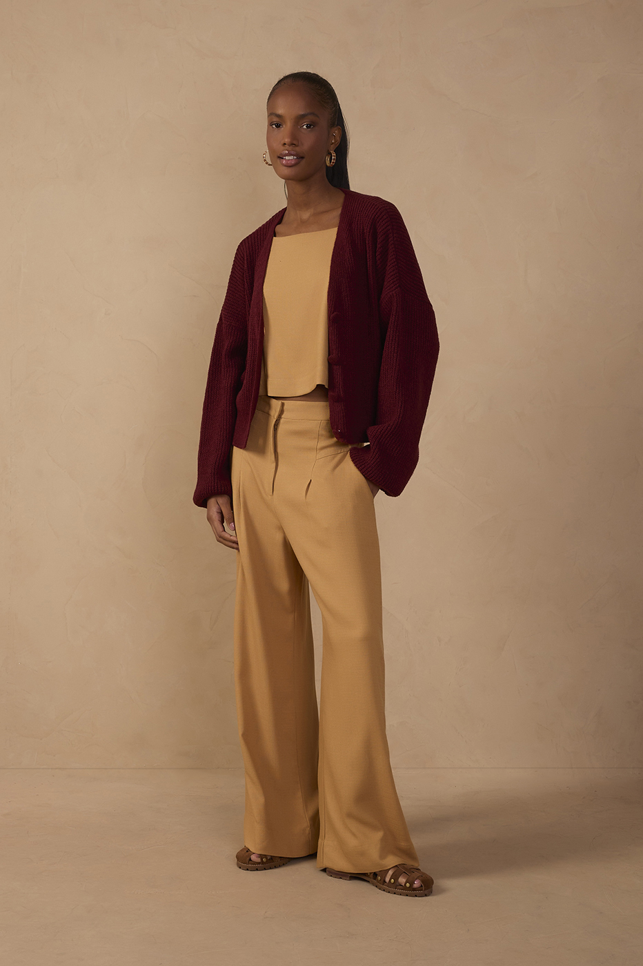 Pleated Wide-Leg Pants_1