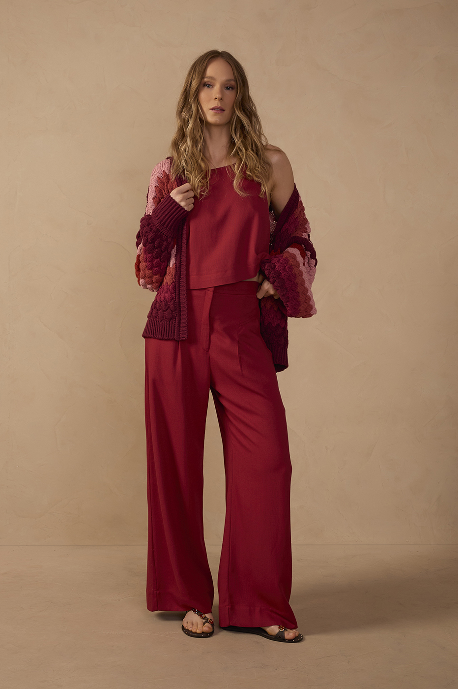 Pleated Wide-Leg Pants_1