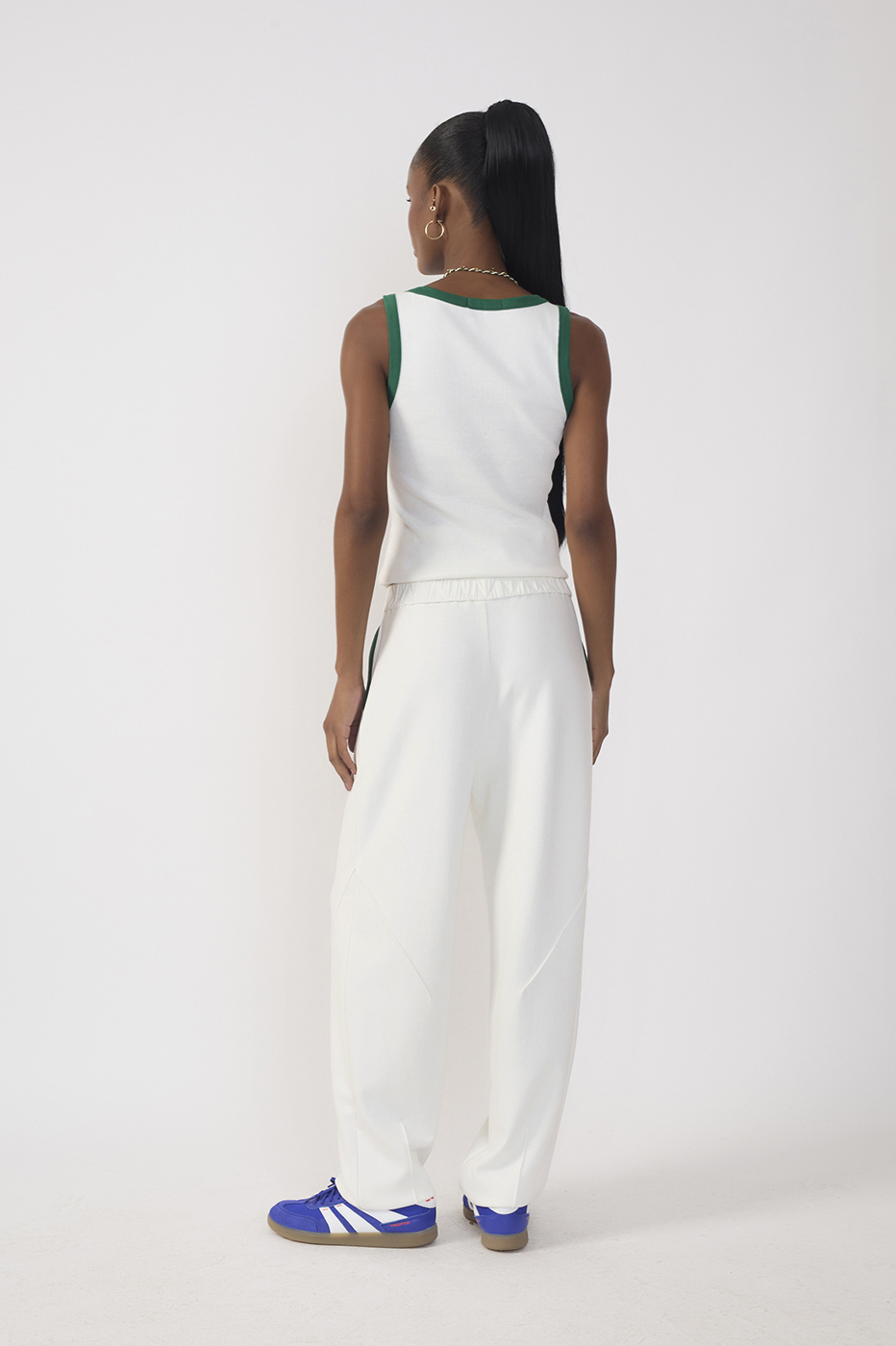 Off-White Brazil Side Trim Wide-Leg Pants_7