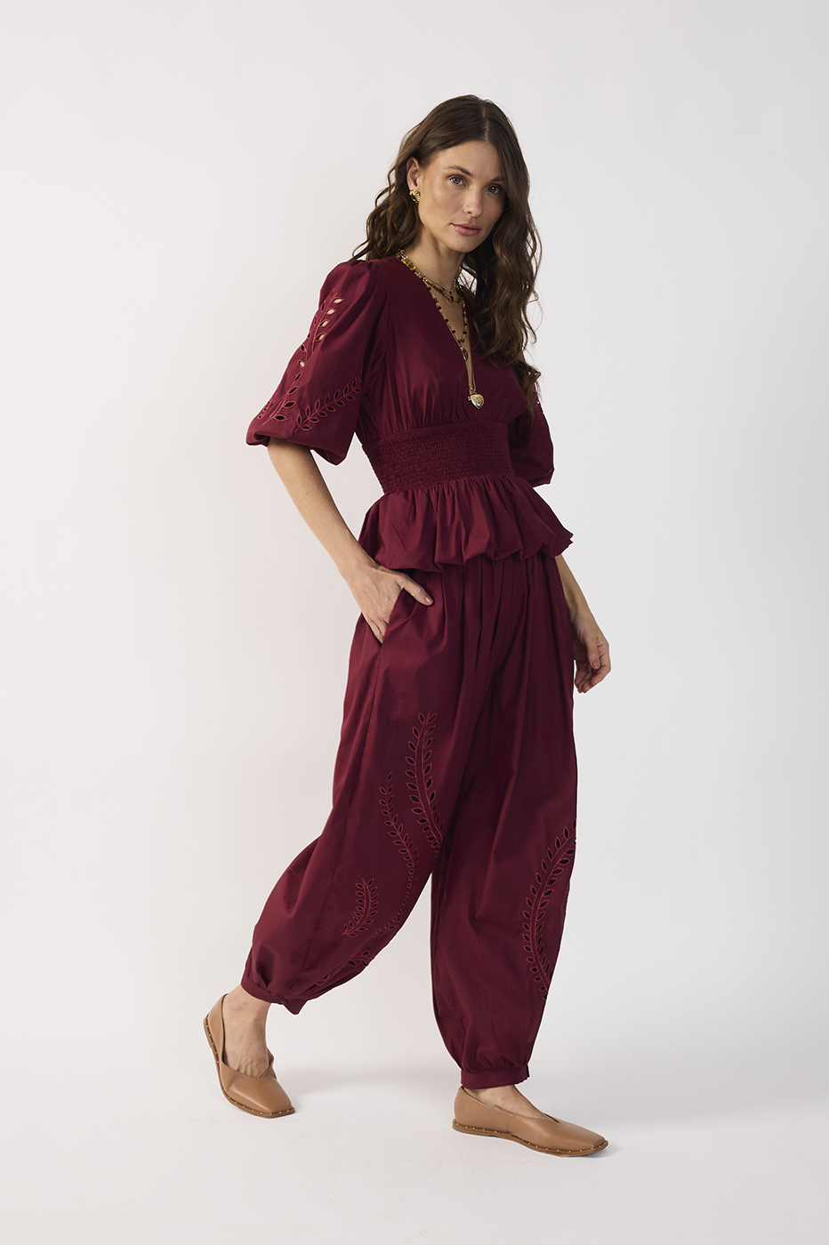 Embroidered Balloon Pants_3