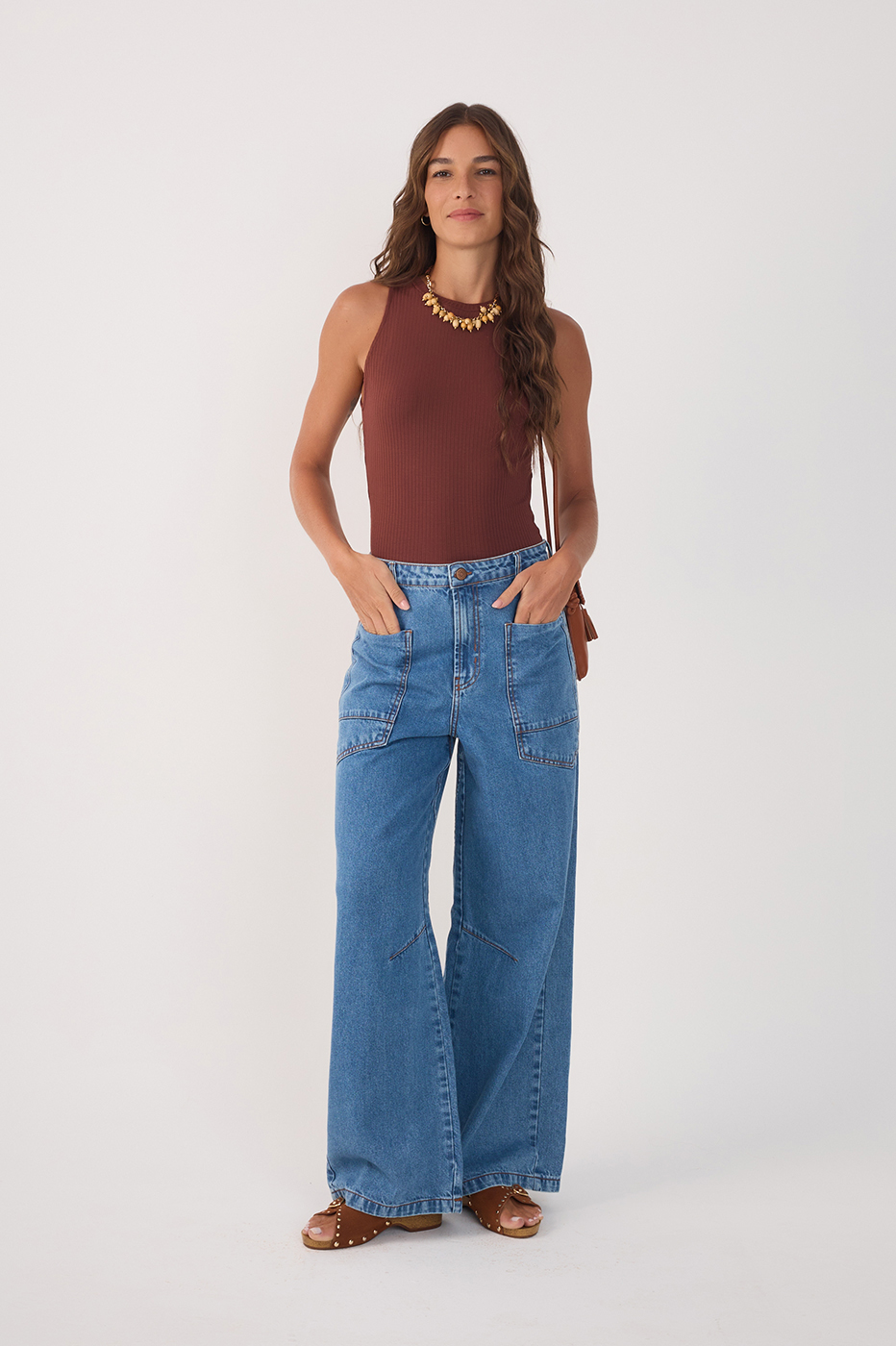 Denim Pockets Pants_2