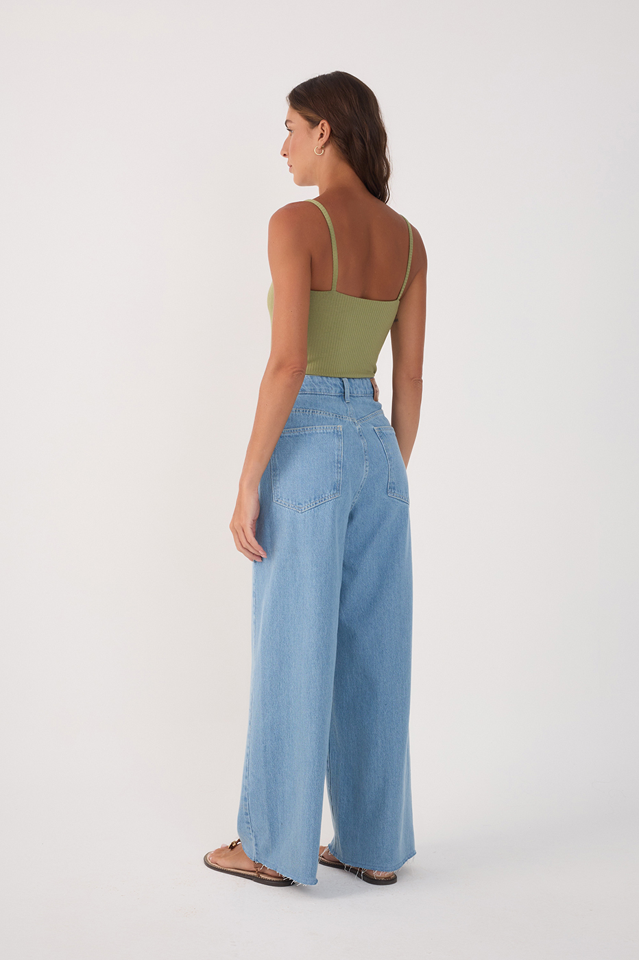 Medium Straight Leg Denim Pants_6