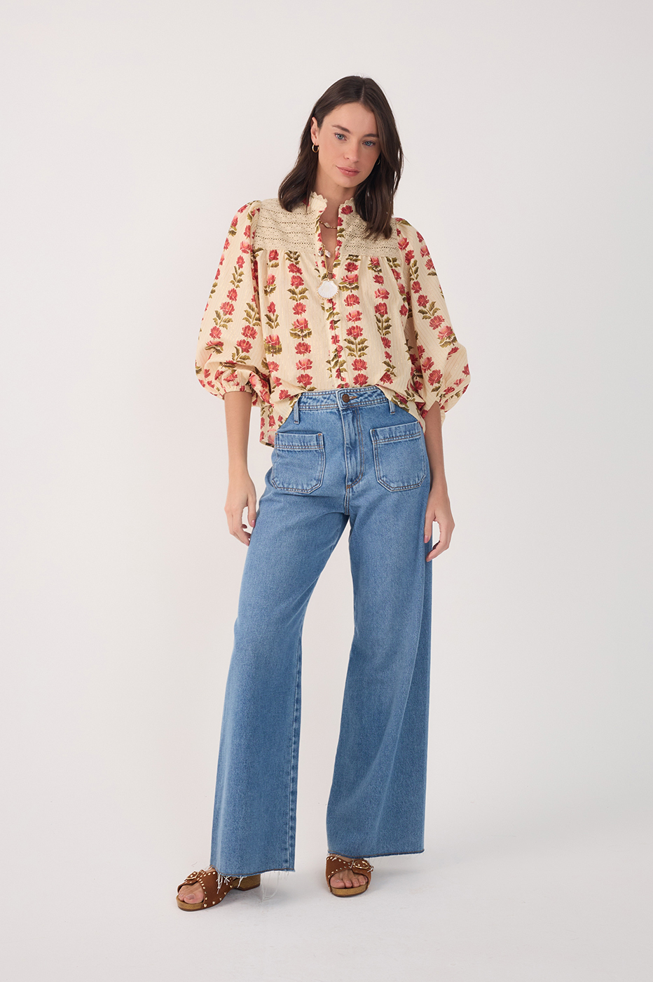 Vintage Denim Pocket Pants
