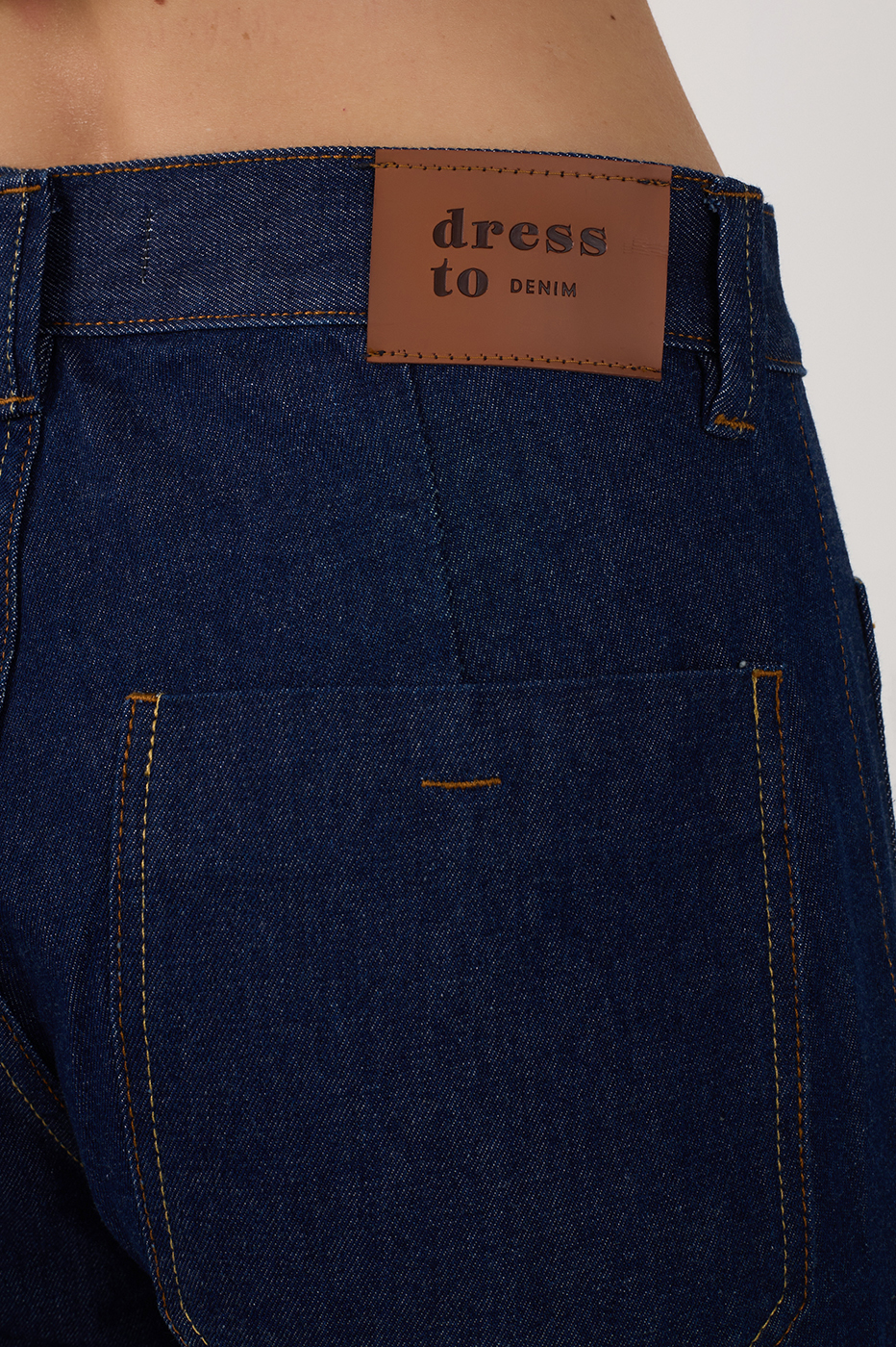 Flared Denim Pocket Pants_6