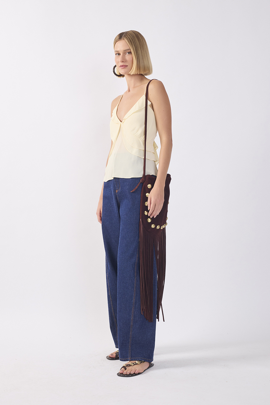 Denim Pockets Seam Detail Pants_2