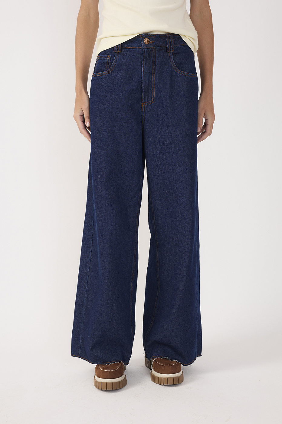 Wide-Leg Cotton Jeans_5