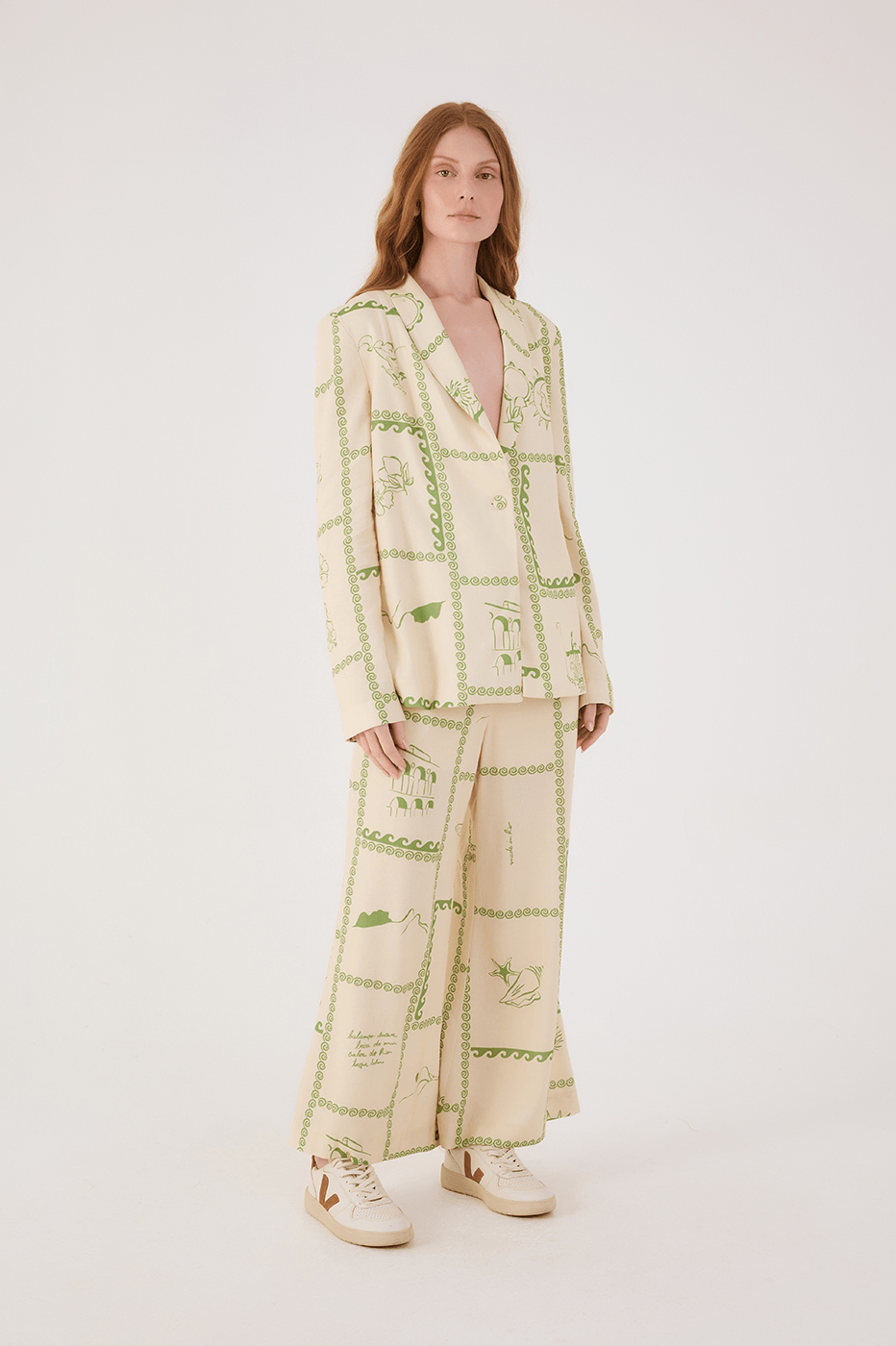Off-White Rio Side Pockets Button Closure Pants