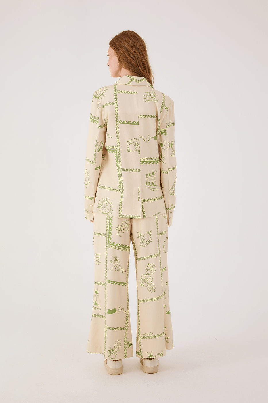 Off-White Rio Side Pockets Button Closure Pants