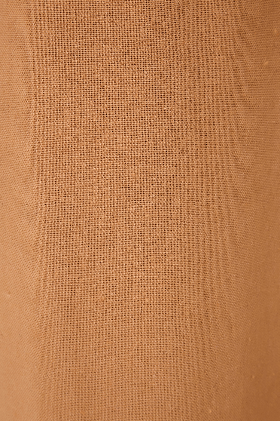 Beige Side Pockets Carrot Linen Pants