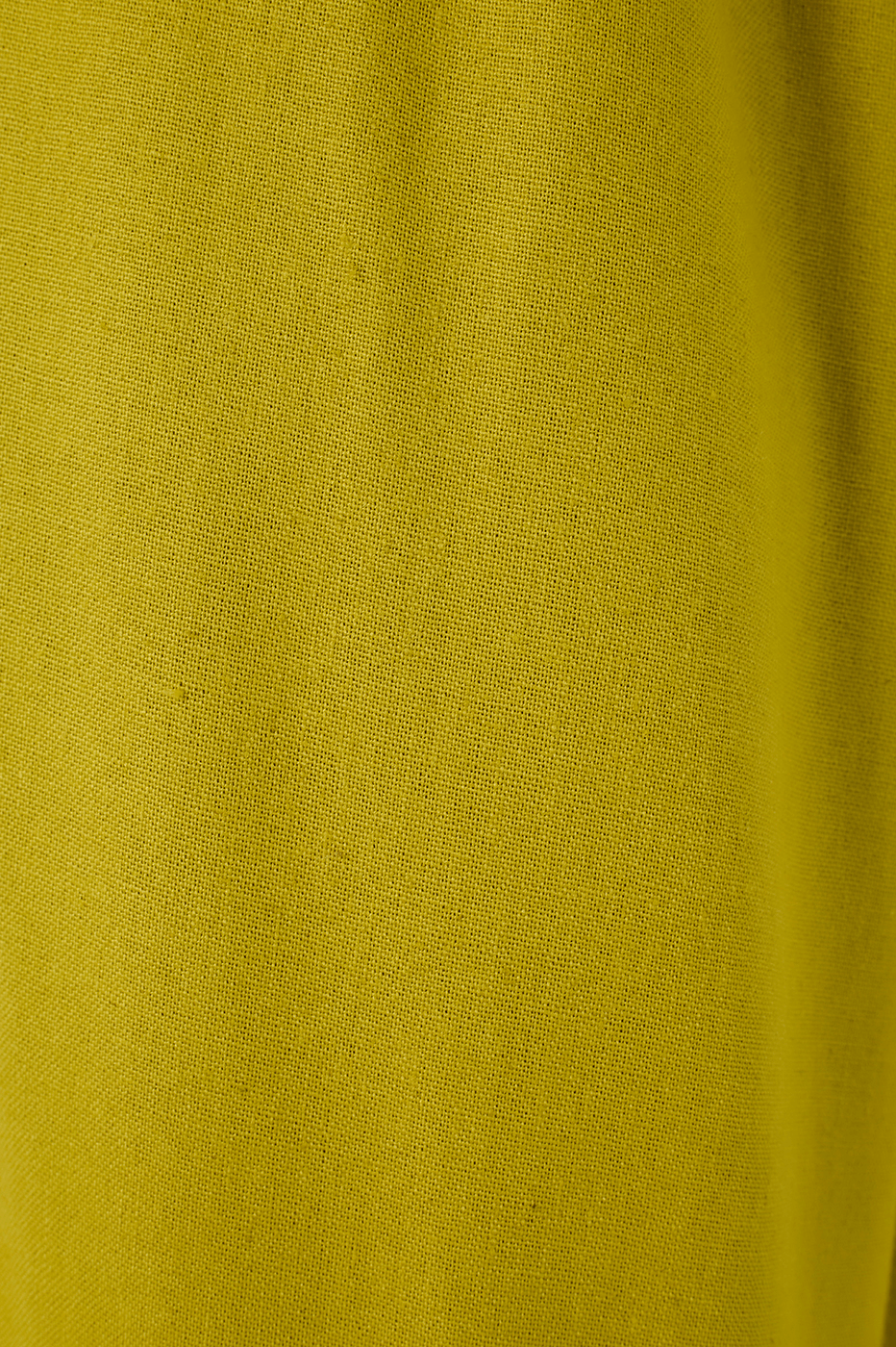 Green Urca Side Pockets Carrot Linen Pants