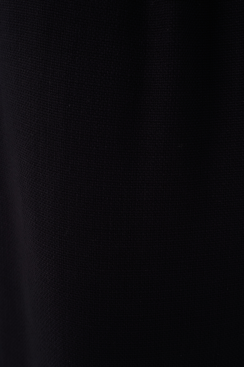 Black Double Waistline Side Pockets Pants