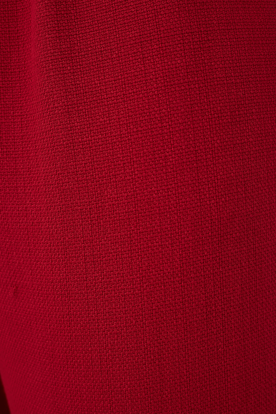 Red Encanto Double Waistline Side Pockets Pants