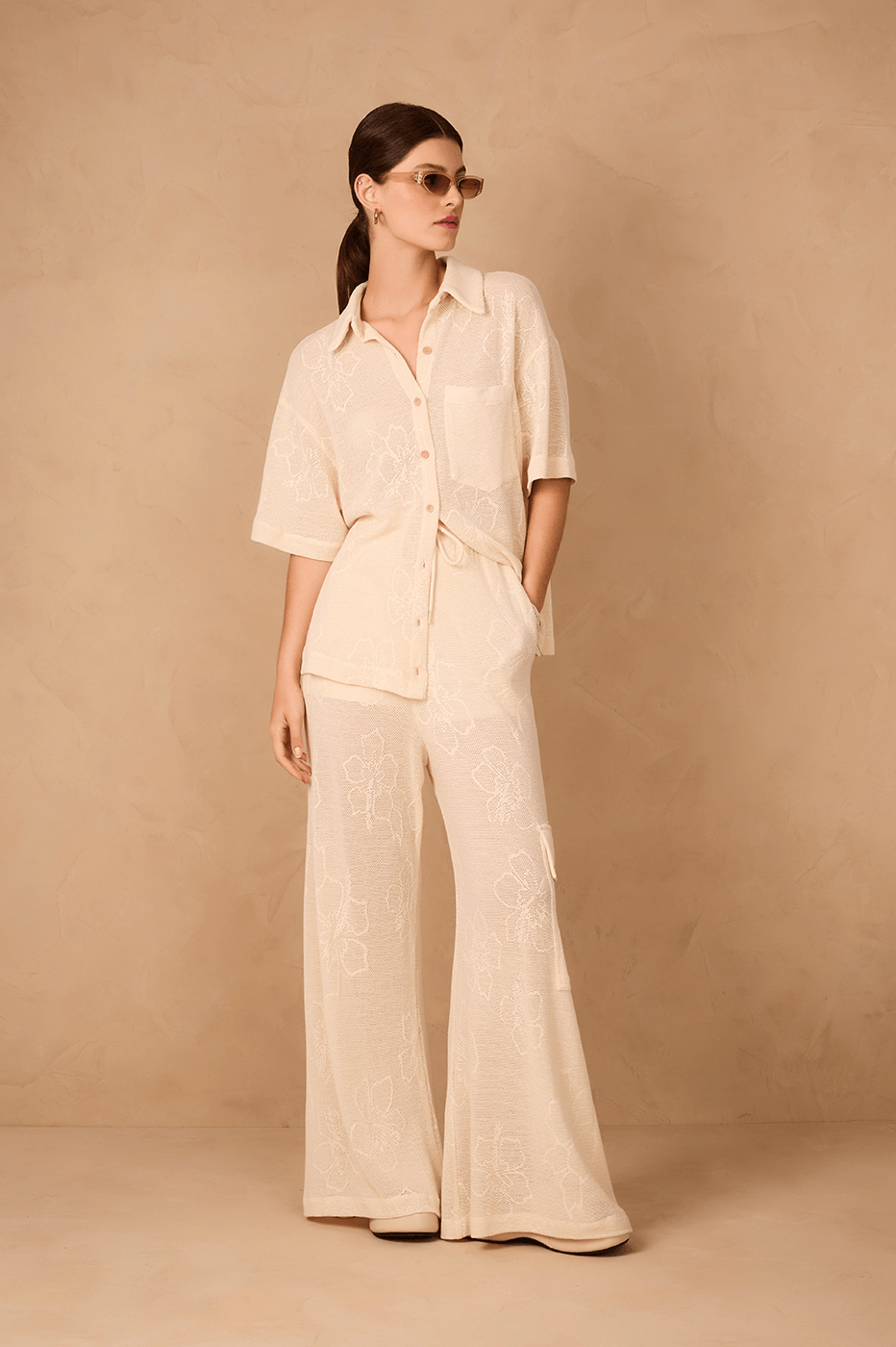 Off-White Grumari Side Pockets Lined Jacquard Pants