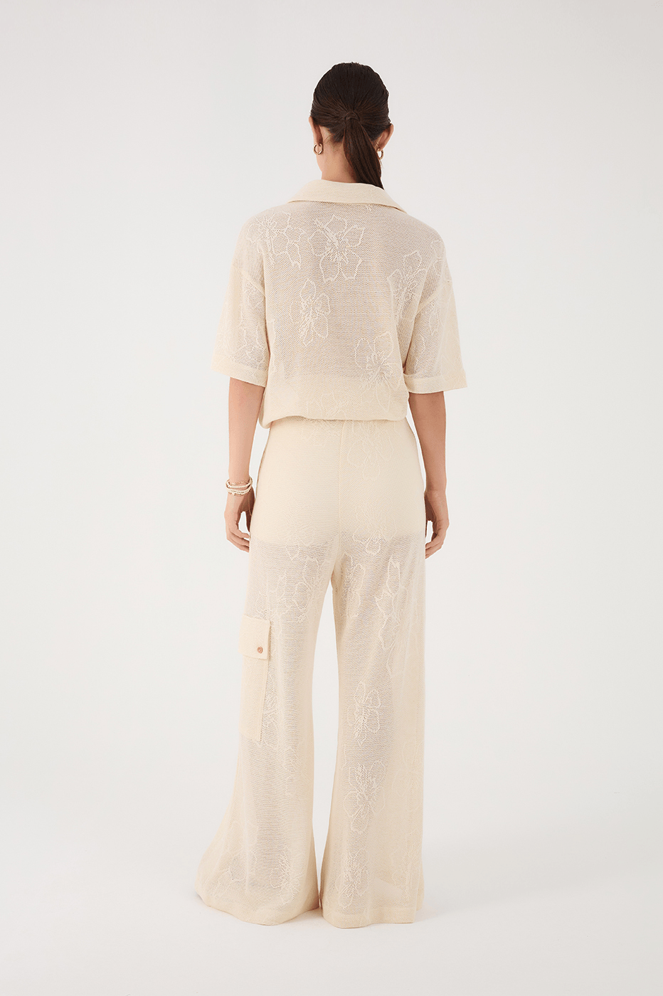 Off-White Grumari Side Pockets Lined Jacquard Pants