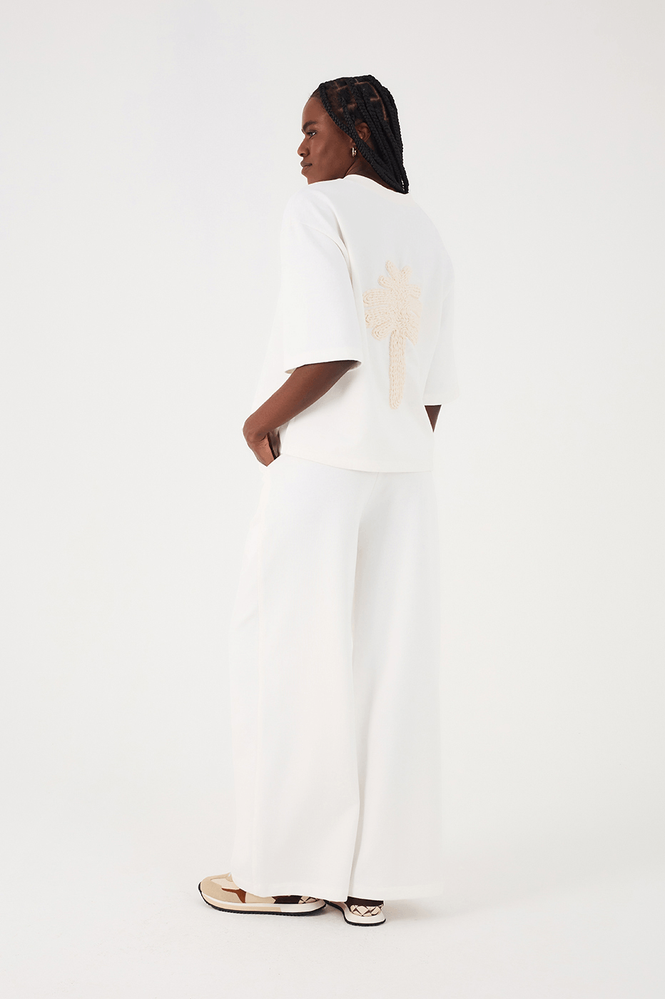 Off-White Drawstring Side Pockets Sweatpants