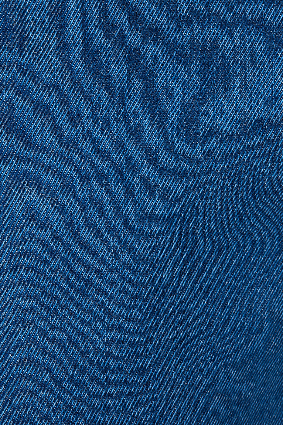 Denim Waves Pockets Boyfriend Pants