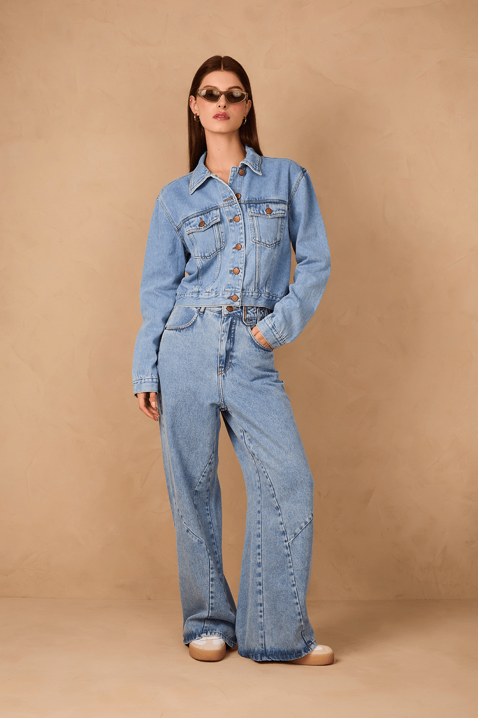 Denim Love Pockets Pants