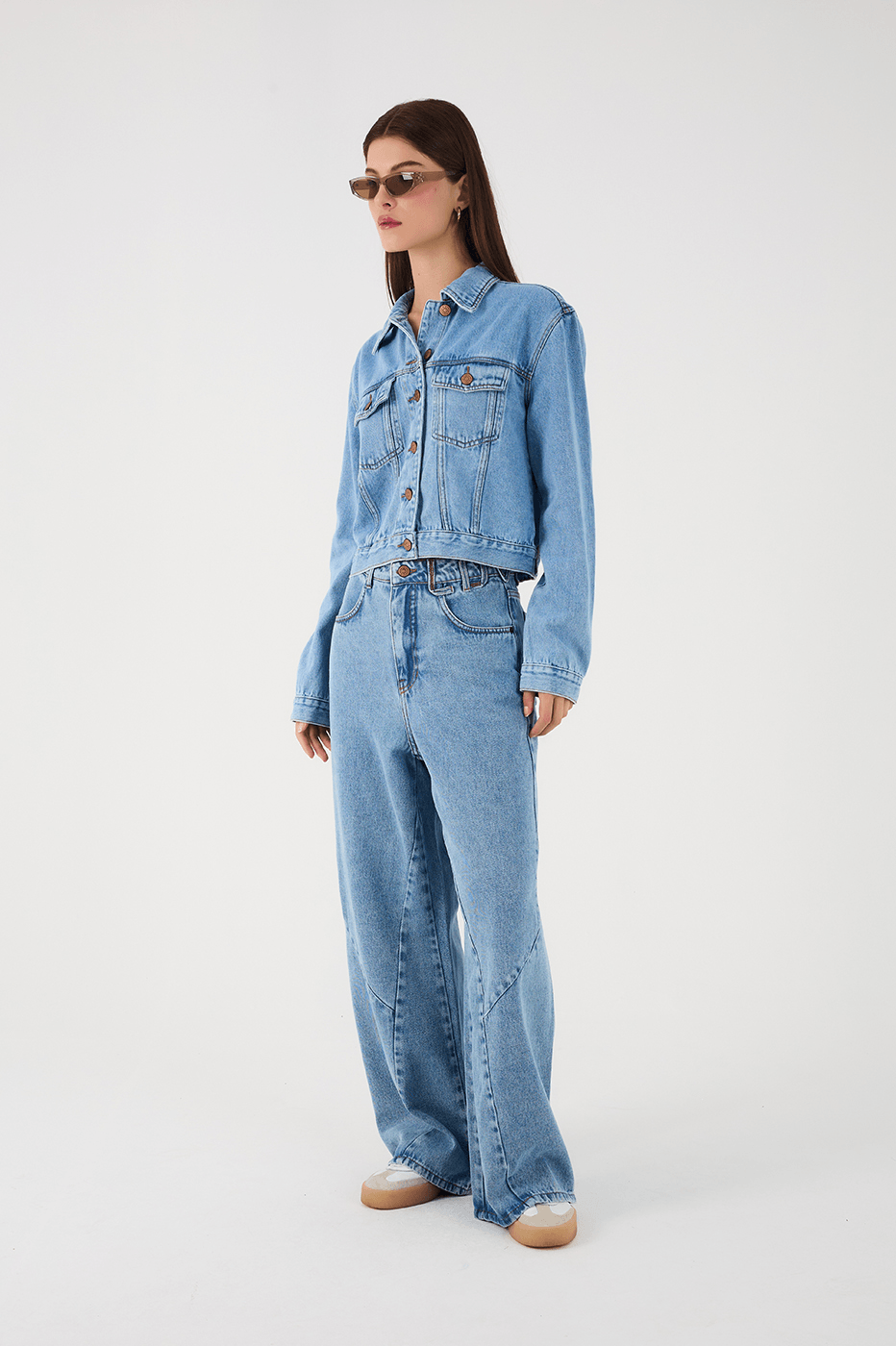 Denim Love Pockets Pants
