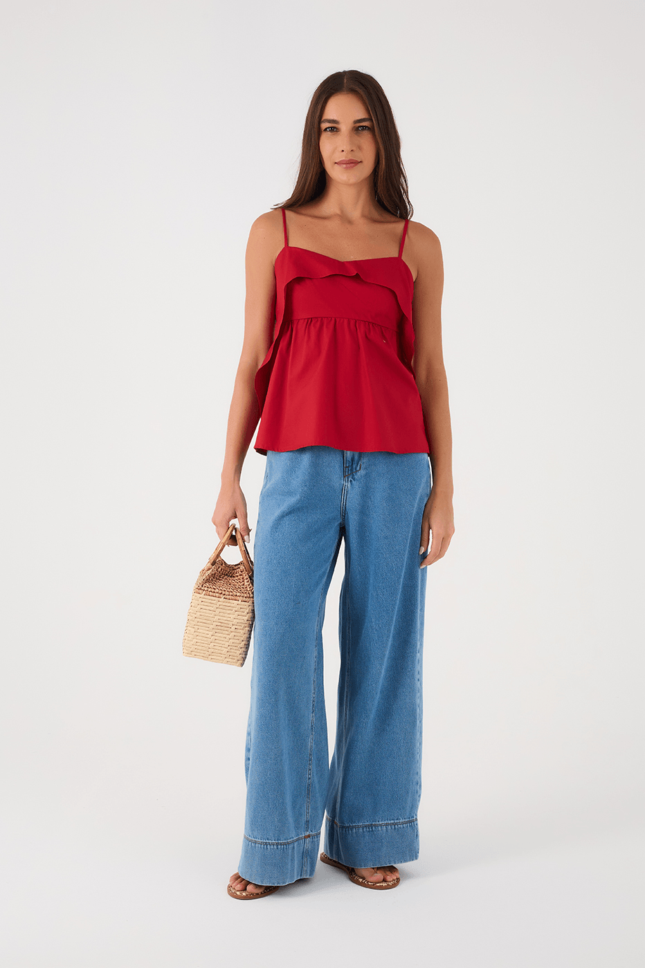 Denim Ocean Pockets Pants