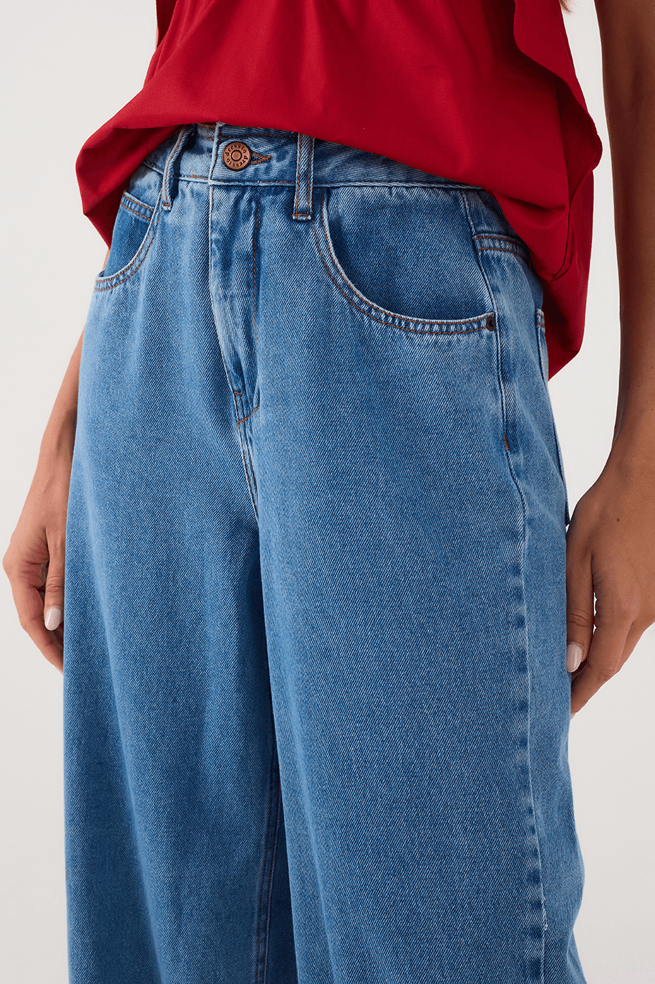 Denim Ocean Pockets Pants