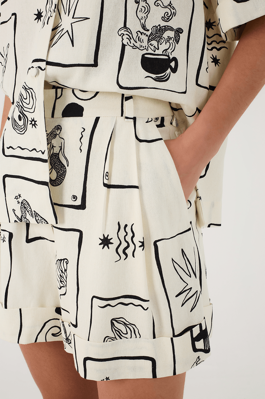 Iara Print Bermuda Shorts