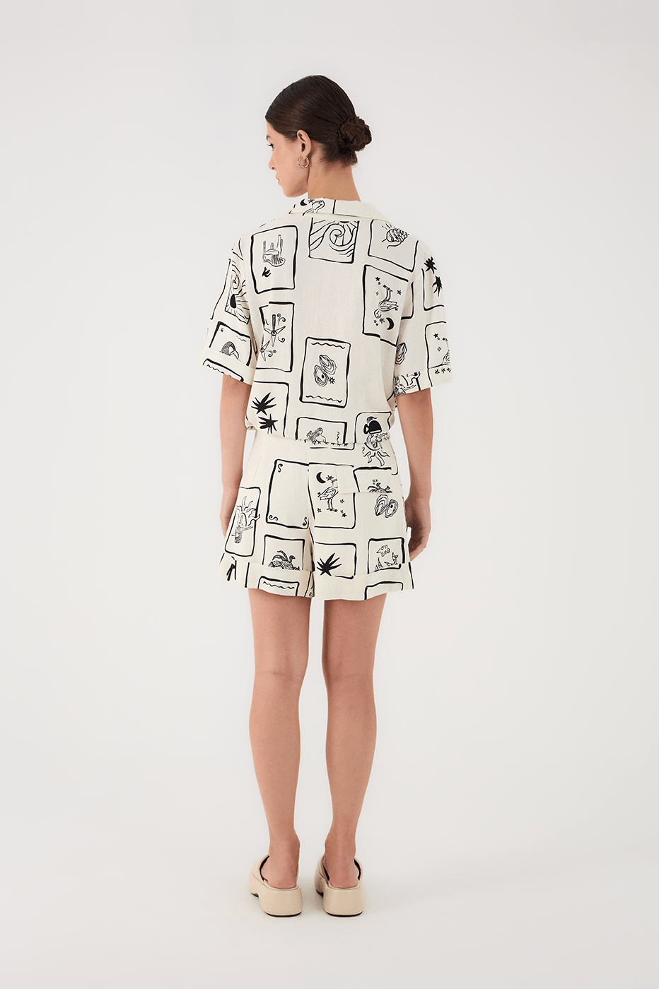 Iara Print Bermuda Shorts