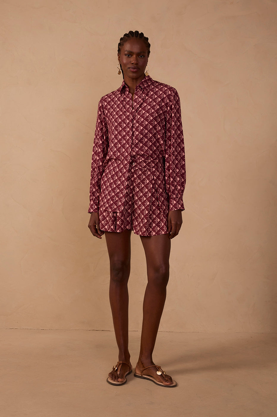 Floriluz Floral Print Shorts_1