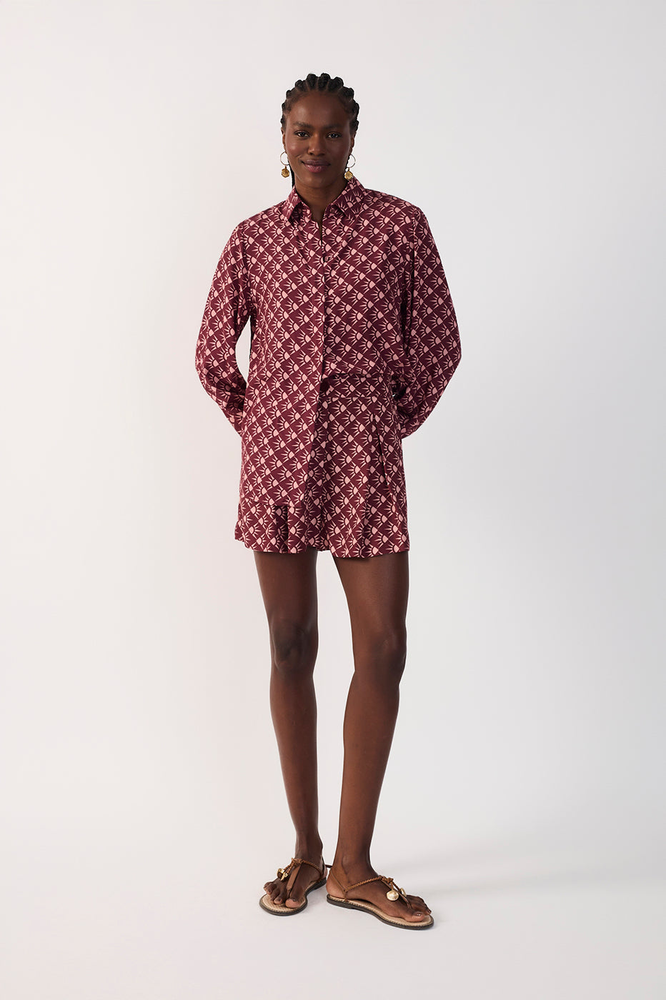 Floriluz Floral Print Shorts_3