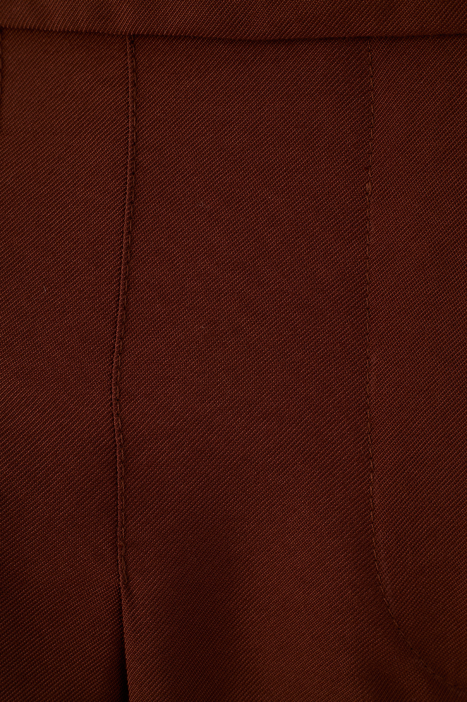 Brown Caffeine Pleats Pockets Tailored Shorts