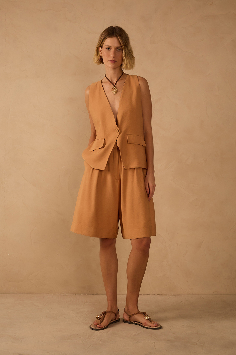 Tailored Pleats Bermuda_1