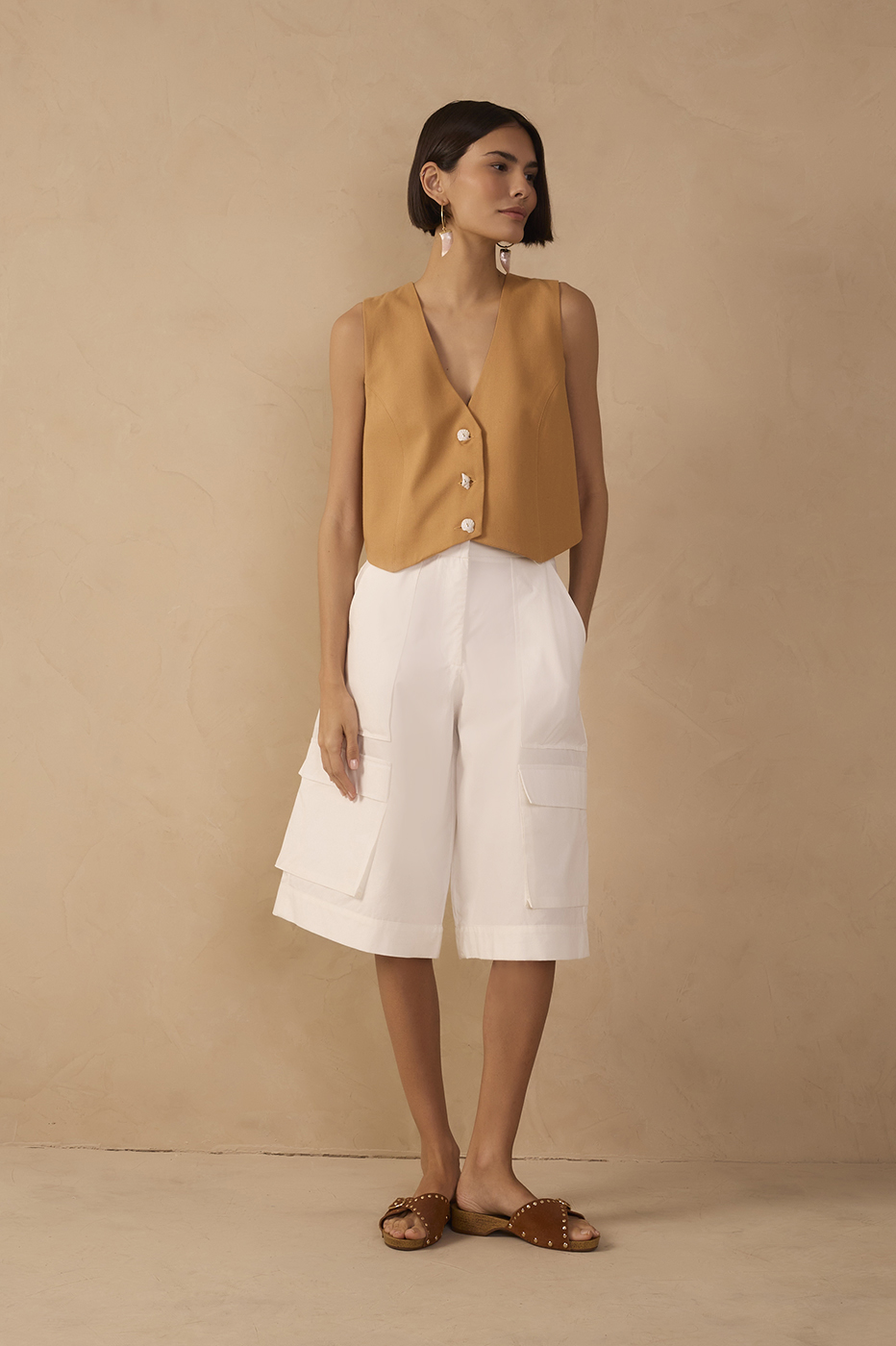 Utility Cotton Bermuda