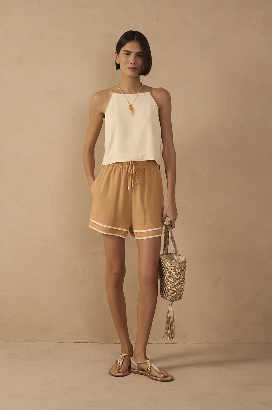 Bicolor Piping Shorts_1