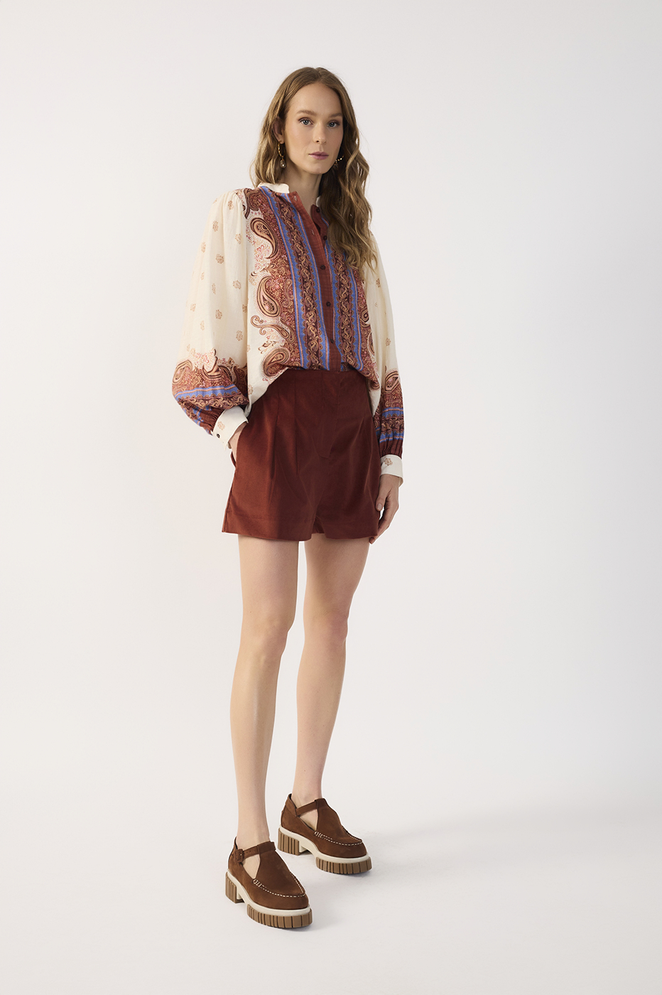 Corduroy Velvet Shorts_3