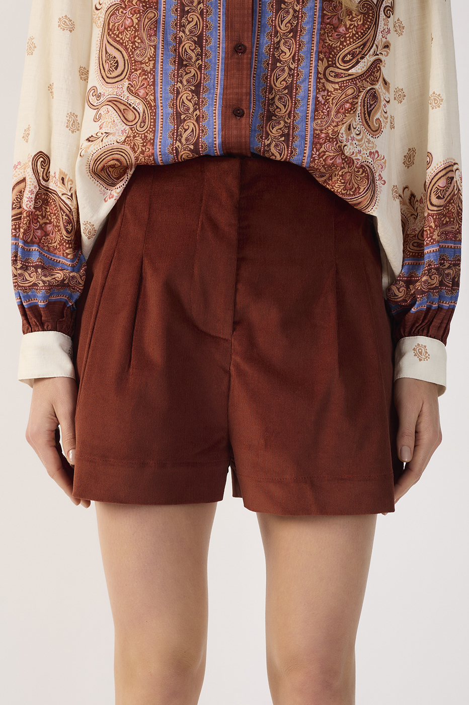 Corduroy Velvet Shorts_4