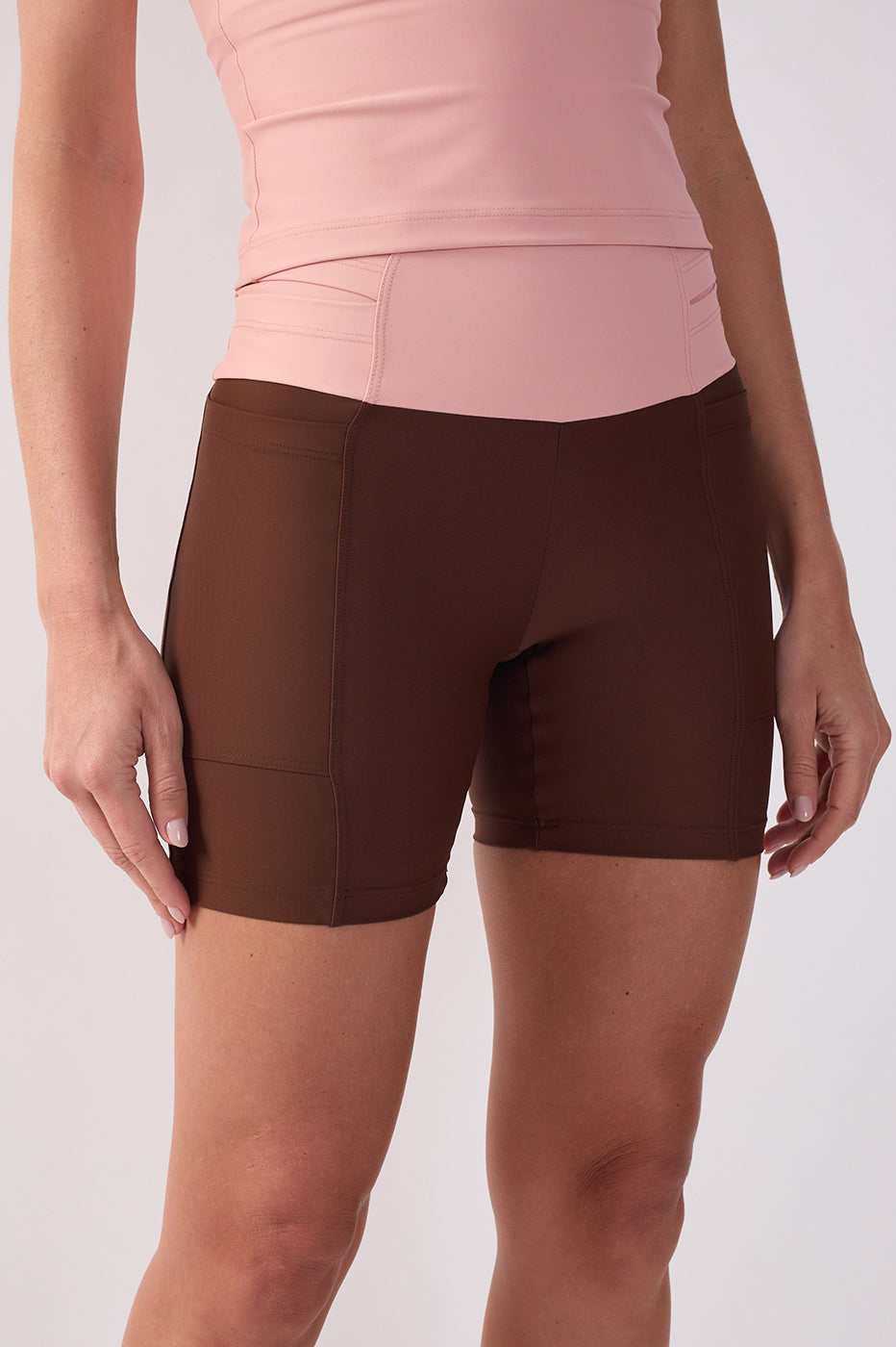 Short Com Compressão Multibolsos Bicolor_5