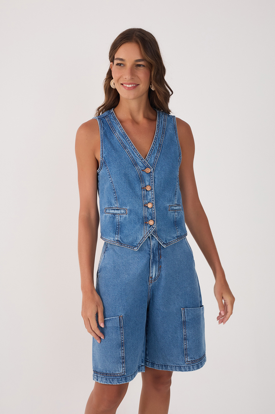 Denim Pockets Bermuda_2