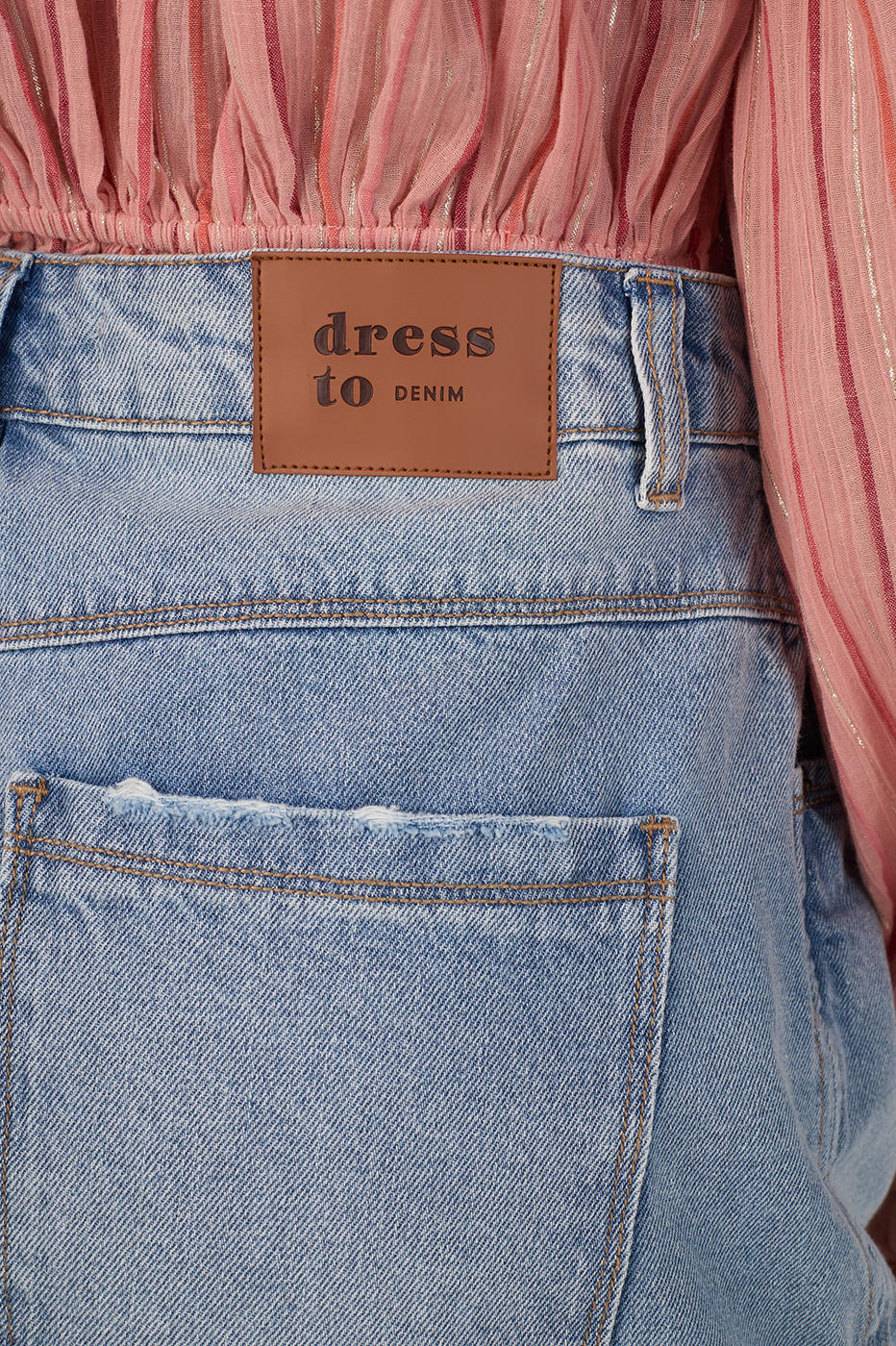 Denim Topstitch Short_5