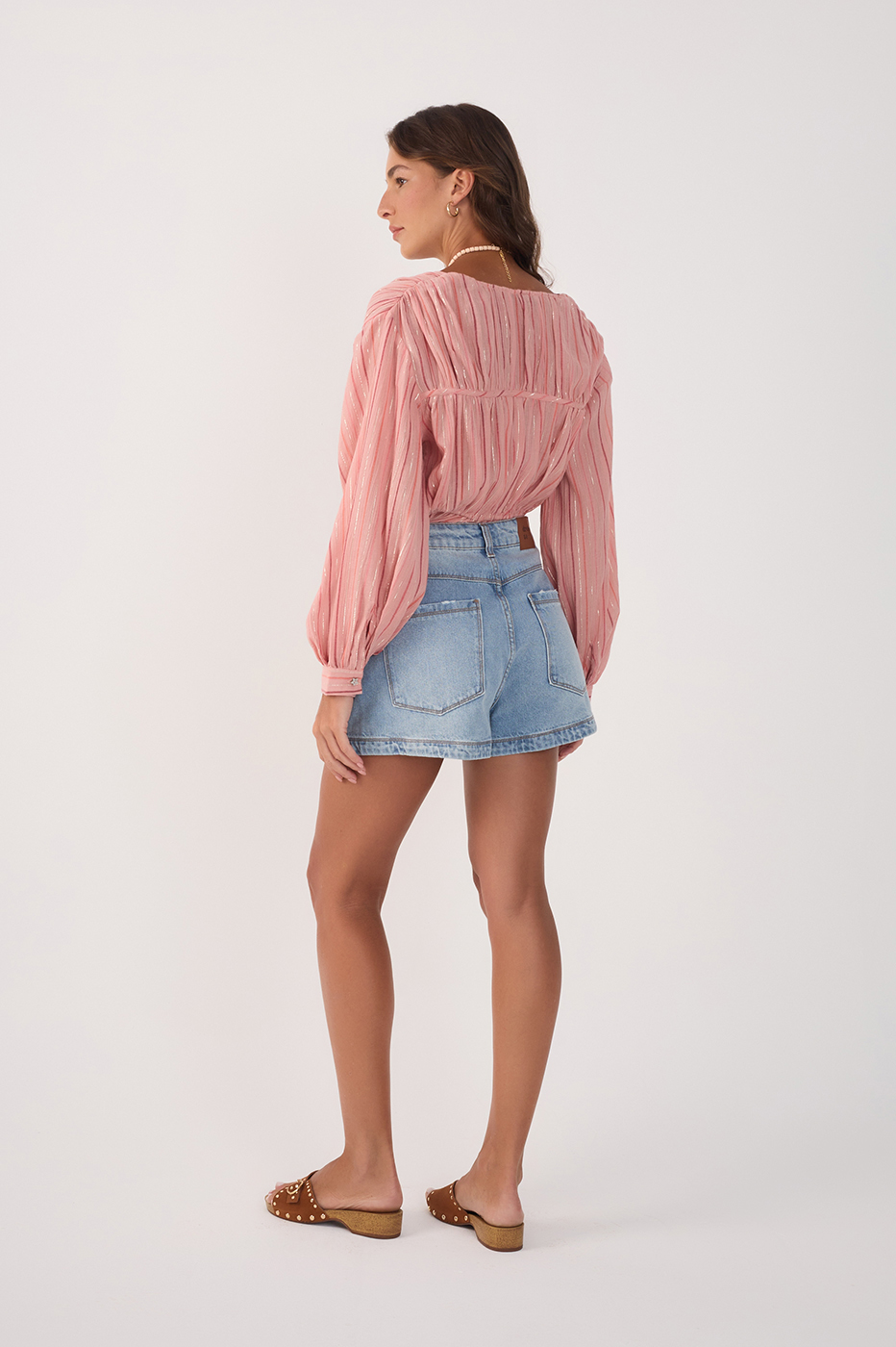 Denim Topstitch Short_6