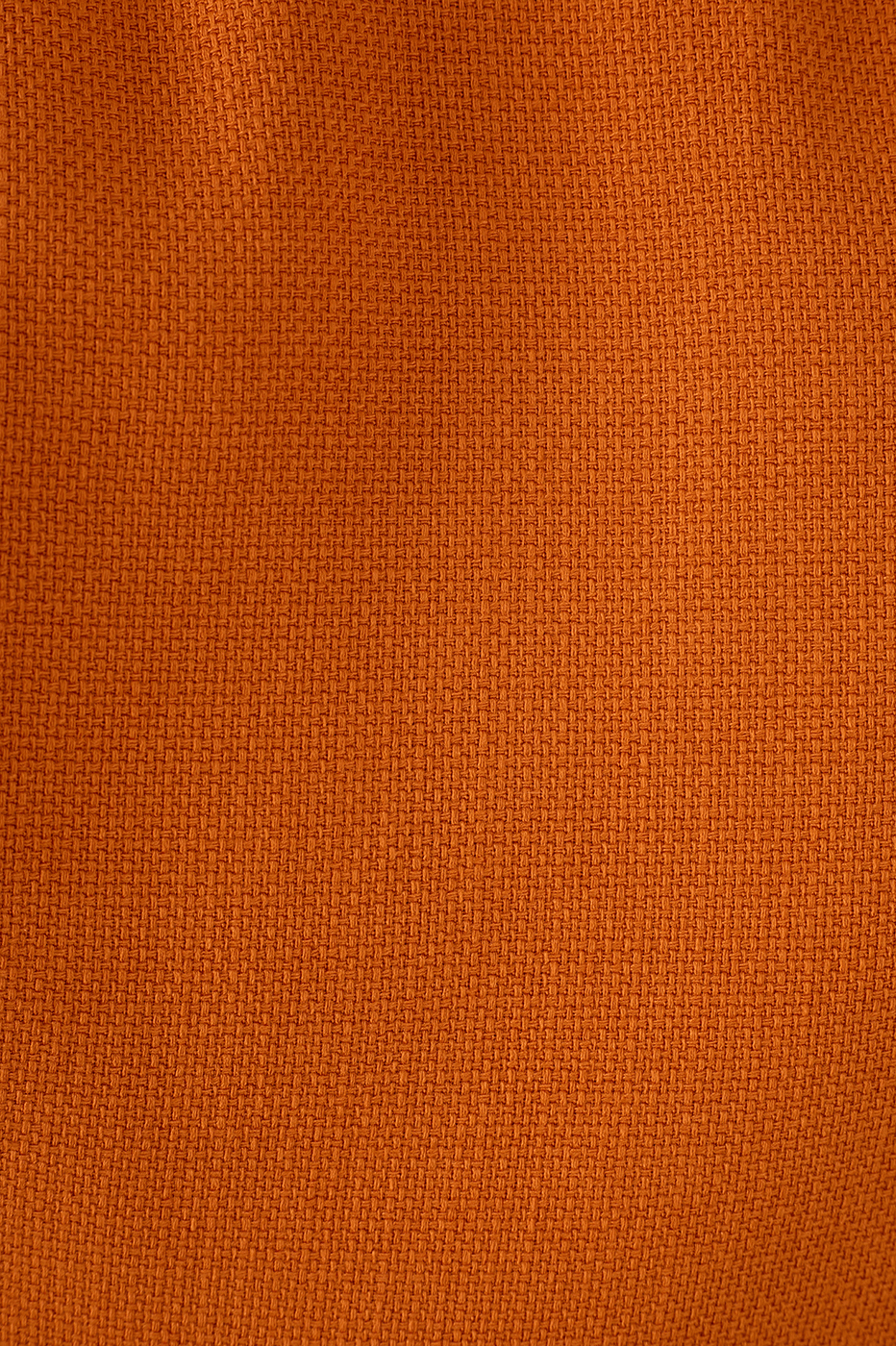 Orange Samba Buttoned Waist Side Pockets Tailored Shorts