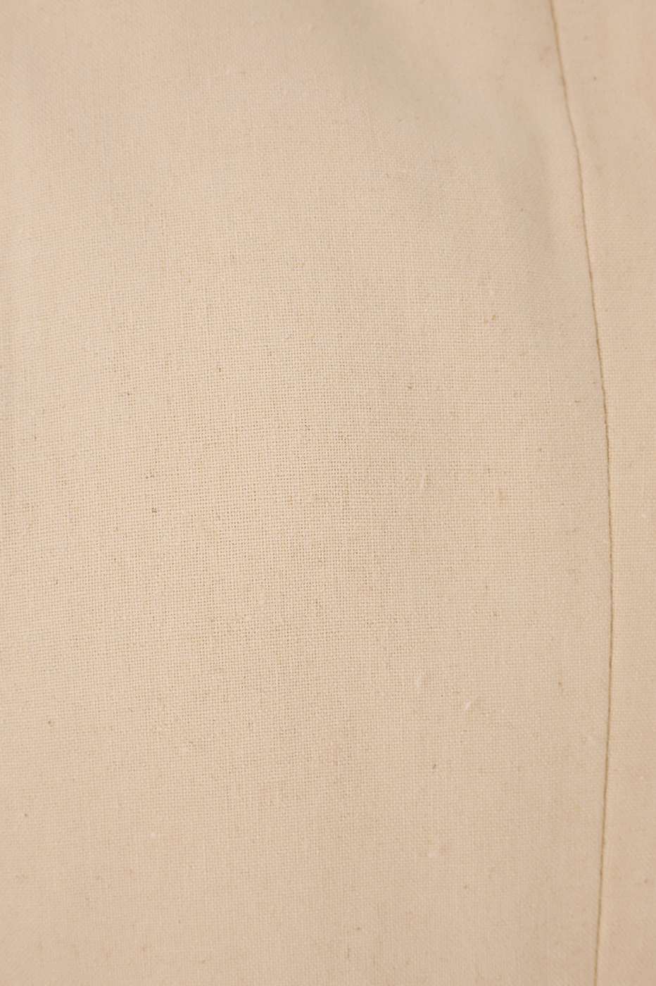 Off-White Asymmetric Side Pockets Linen Shorts
