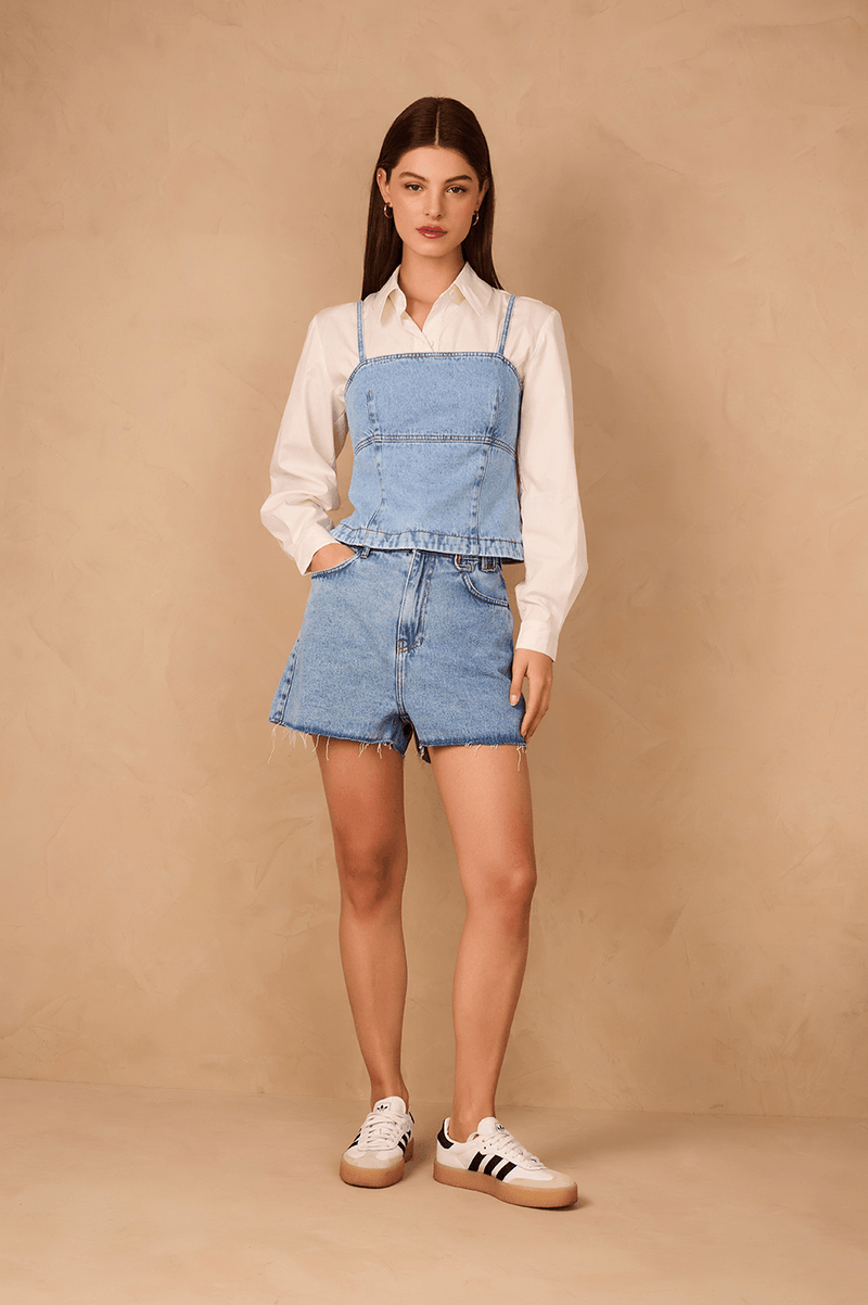 Denim Love Pockets Shorts_1