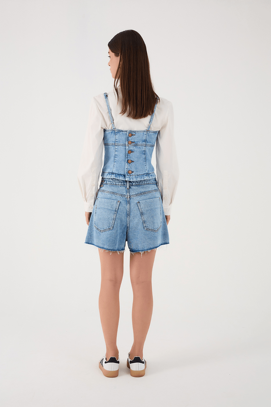 Denim Love Pockets Shorts