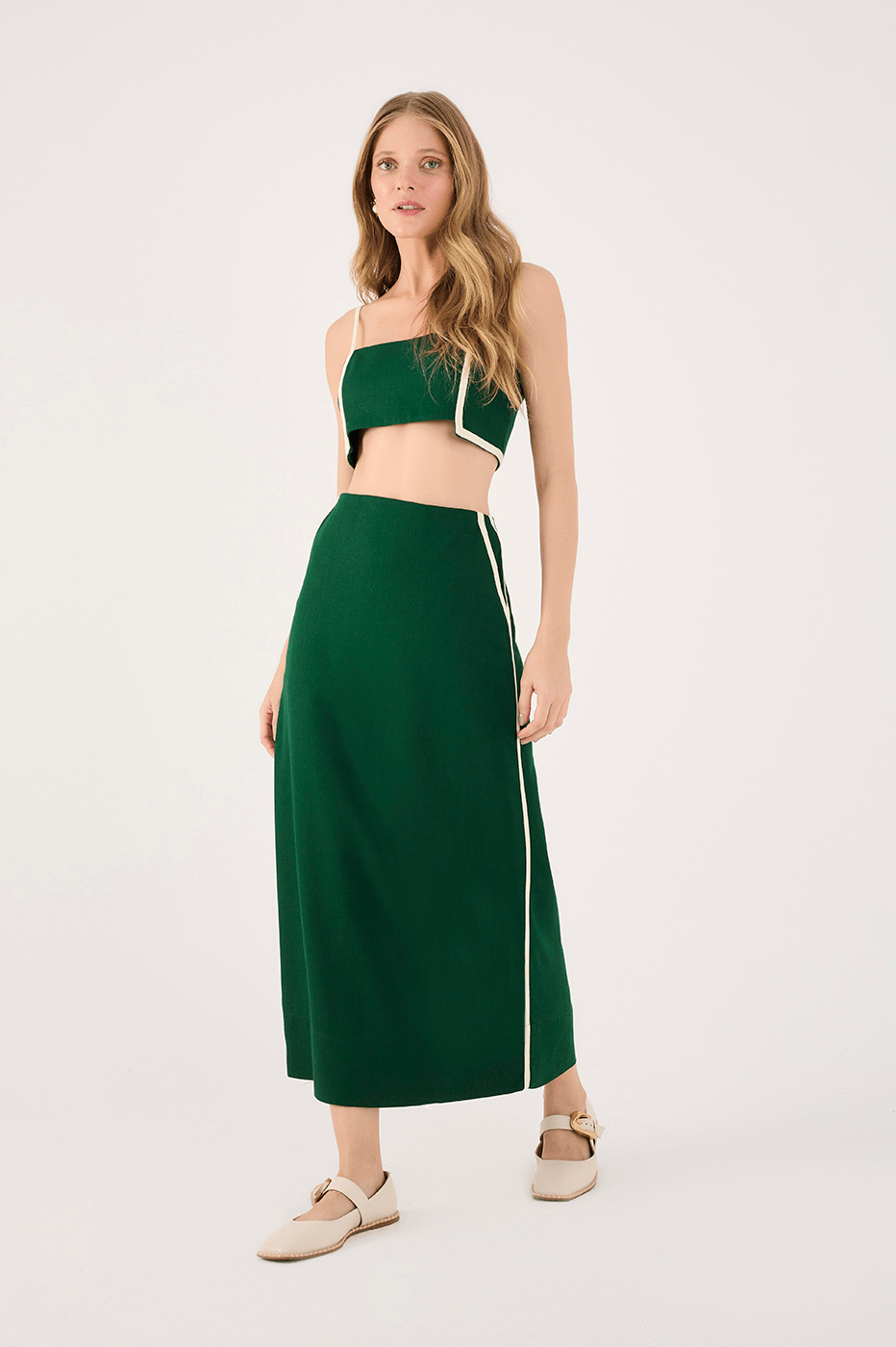 Alive Midi Linen Skirt_1