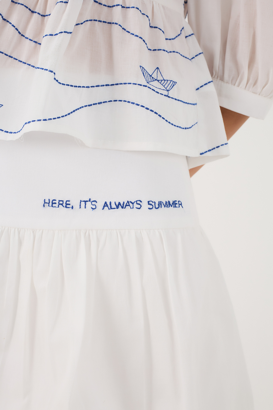 Embroidered Balloon Mini Skirt_6