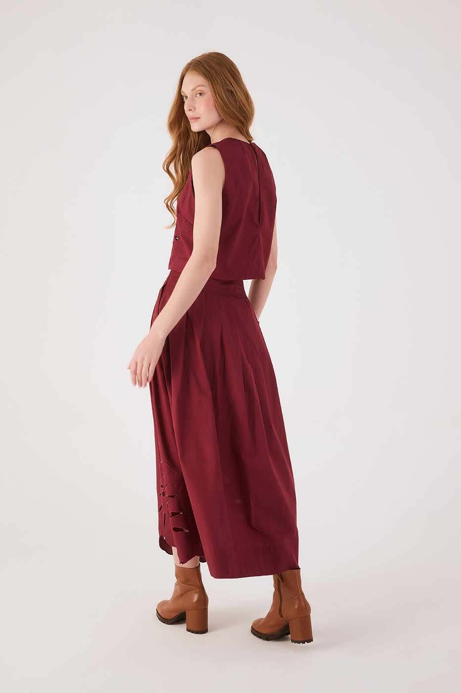 Embroiedered Midi Skirt_5